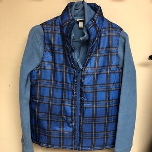 Blue Jacket w blue and black Vest